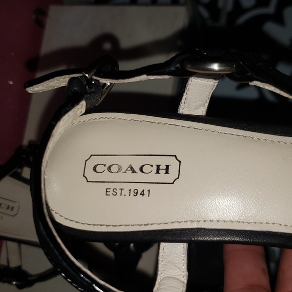 COACH Harper Wedge Heels size 8.5 - Picture 5 of 7